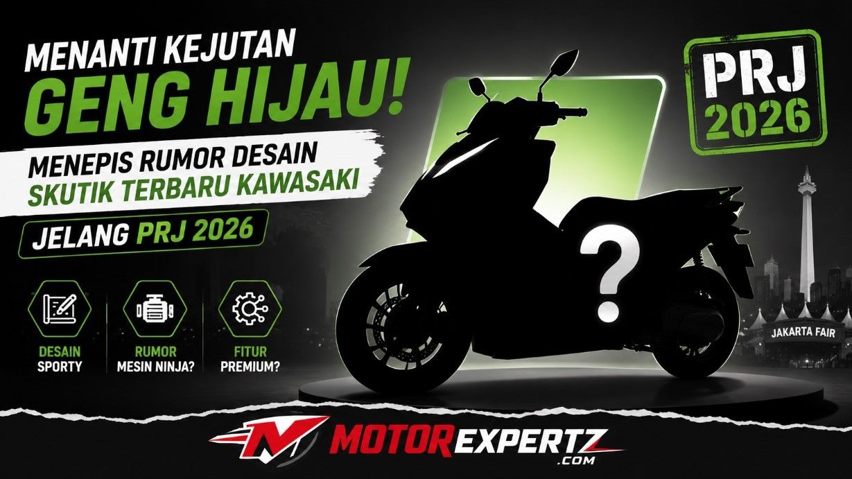 Menanti Kejutan Geng Hijau: Menepis Rumor Desain Skutik Terbaru Kawasaki Jelang PRJ 2026