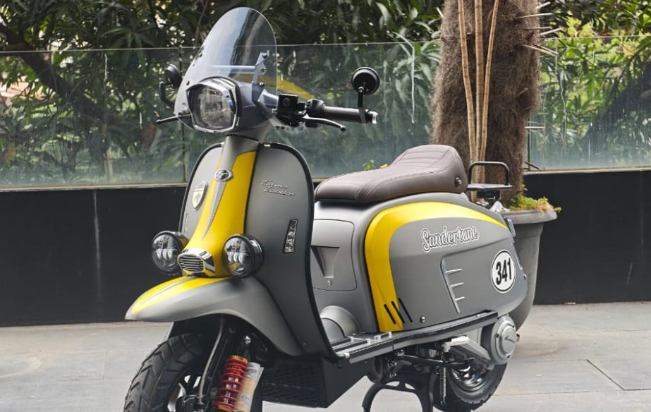 Scomadi Turismo Technica 200w 'Frank Sanderson Edition' Mejeng di GIIAS Surabaya 2026, Segini Banderolnya