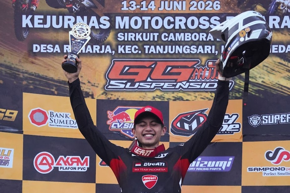 Sapu Bersih Podium, Diva Ismayana Dominasi Kejurnas Motocross 2026 Round 3 Sumedang 