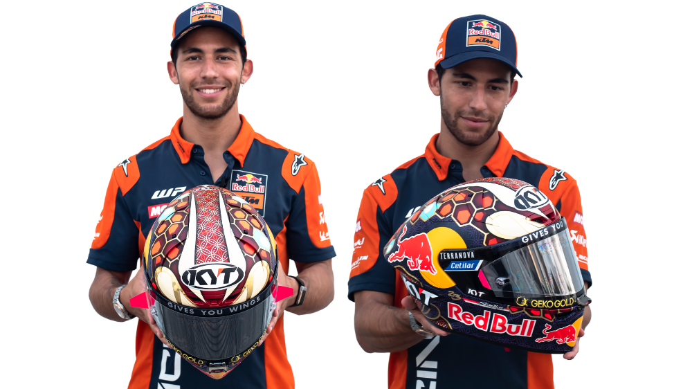 Enea Bastianini Rilis Helm Spesial di Mandalika, Masih Bertemakan Komodo, Lengkap Dengan Warna Kain Ulos