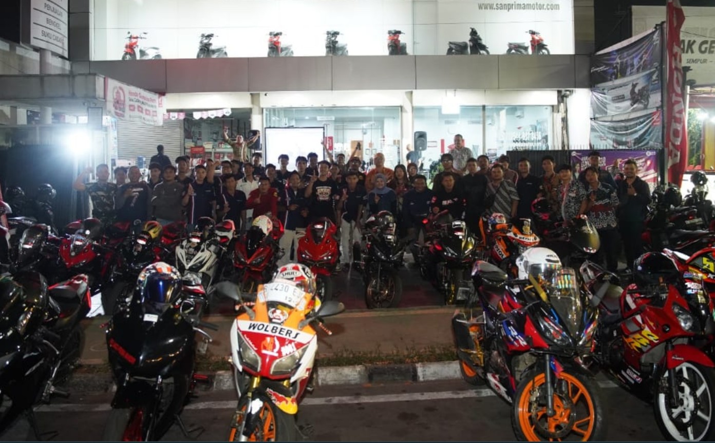 'NGOPDUL'  Komunitas Honda Bogor Satukan Pecinta Motor Sport Lewat Agenda Kopdar Penuh Keakraban