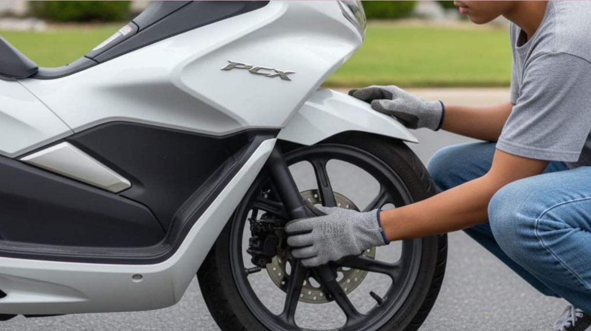 Jangan Abaikan Tekanan Ban Motor, Cek Sebelum Berkendara agar Tetap Aman