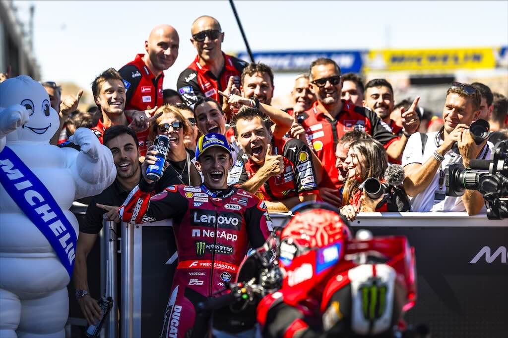 Marc Marquez Ungkap Motornya Sempat Saling Tarik dengan Bezzecchi di Kecepatan 300 km/jam