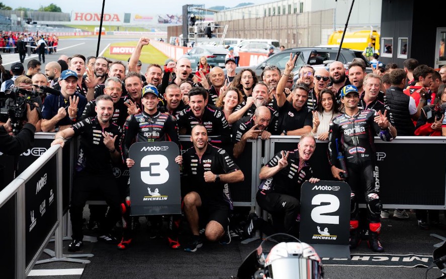 Dua Aprilia RS-GP26 Podium di Motegi! Jorge Martin Runner-up, Bezzecchi Ketiga