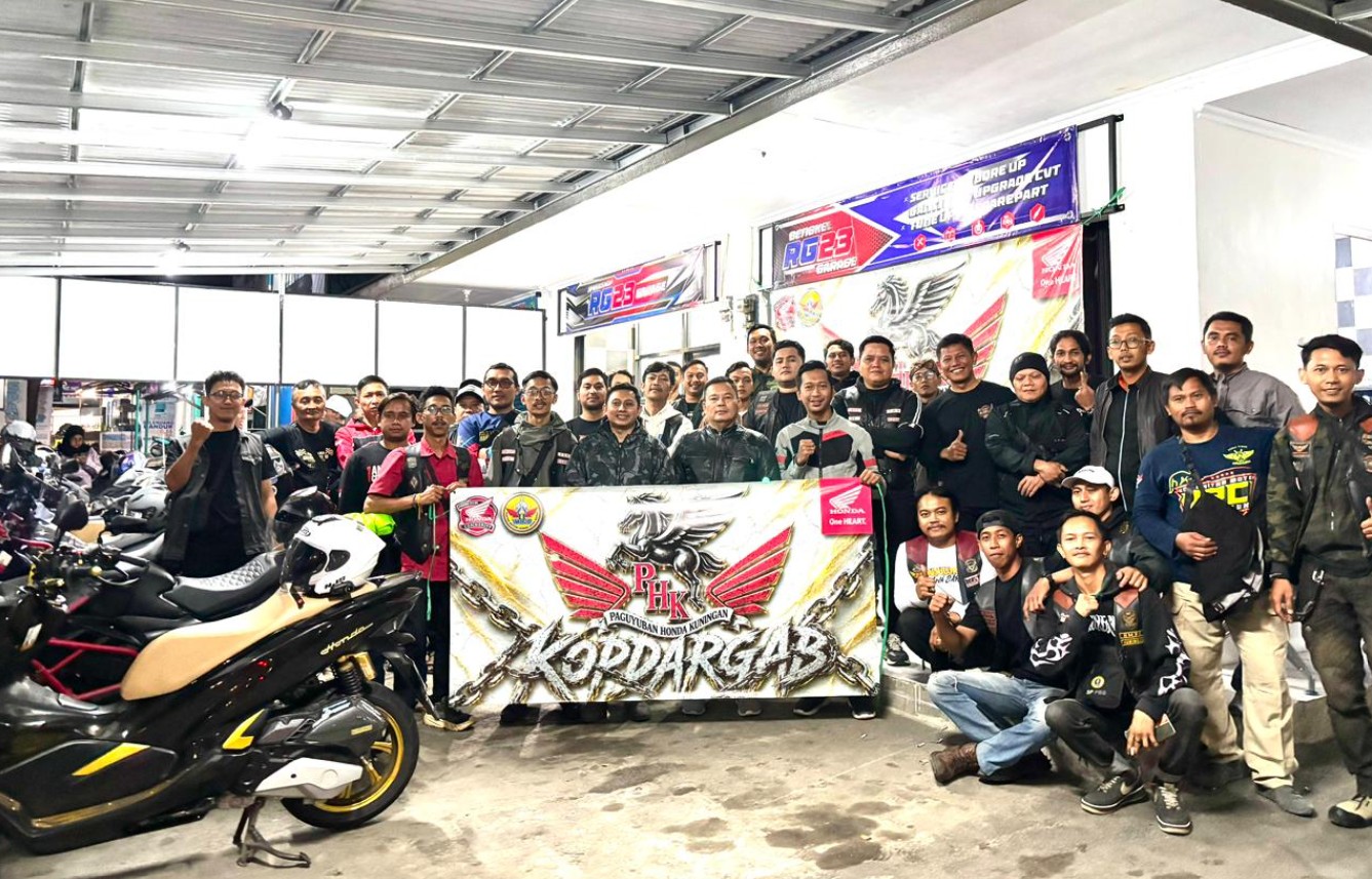 Paguyuban Honda Kuningan Gelar Kopdargab, 21 Klub Motor Honda Hadir Penuhi Acara