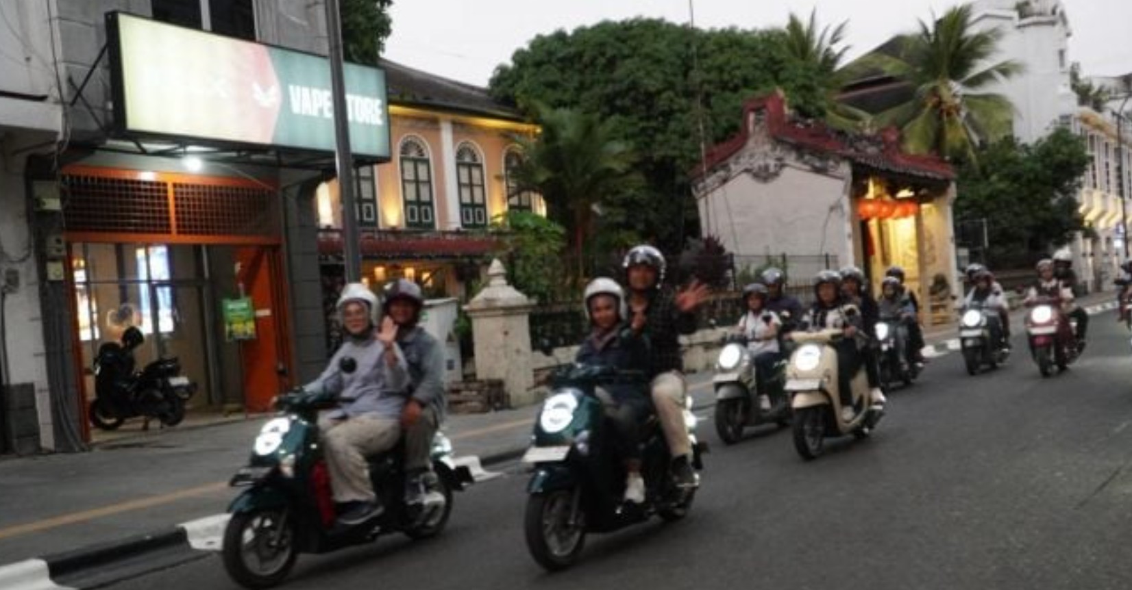 Sentuhan Berbeda di Akhir Pekan, Intip Keseruan Para Pecinta Honda Scoopy Eksplorasi Kota Medan