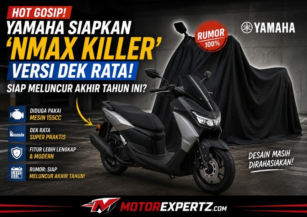 Hot Gosip: Yamaha Siapkan 'NMAX Killer' Versi Dek Rata, Siap Meluncur Akhir Tahun Ini?