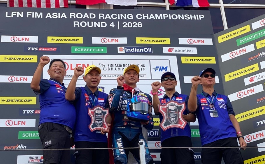 Wahyu Nugroho Cetak Podium Perdana SS600 ARRC 2026 di Mandalika
