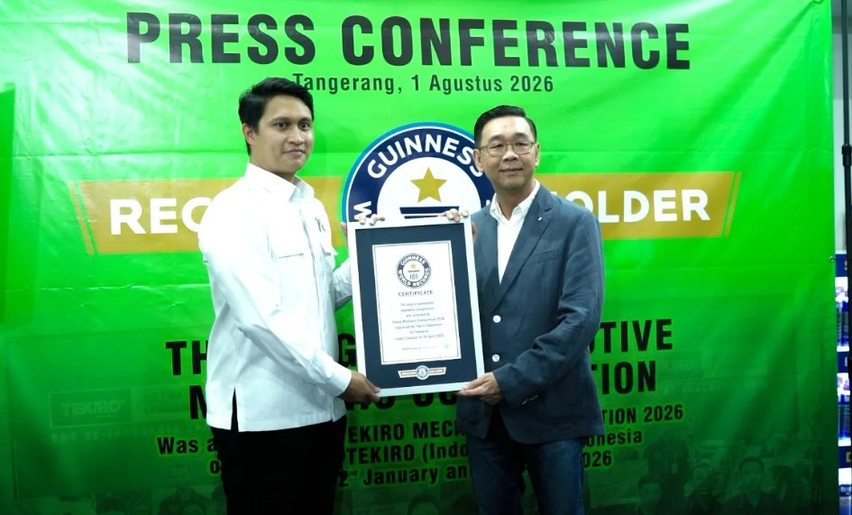 Keren! Sukses Kumpulkan Puluhan Ribu Siswa SMK Lewat Kompetisi Mekanik, Tekiro Pecahkan Rekor Dunia Guinness