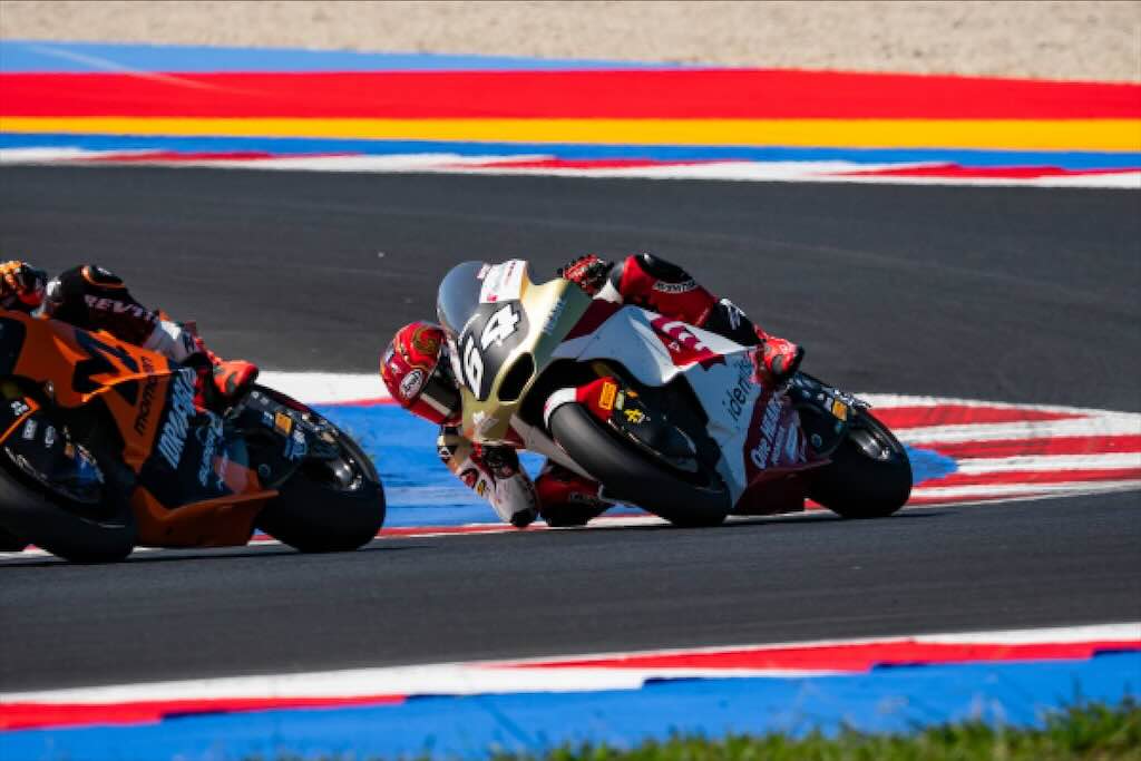 Mario Suryo Aji Gagal Raih Poin di Moto2 San Marino 2026, Front Grip Jadi Kendala