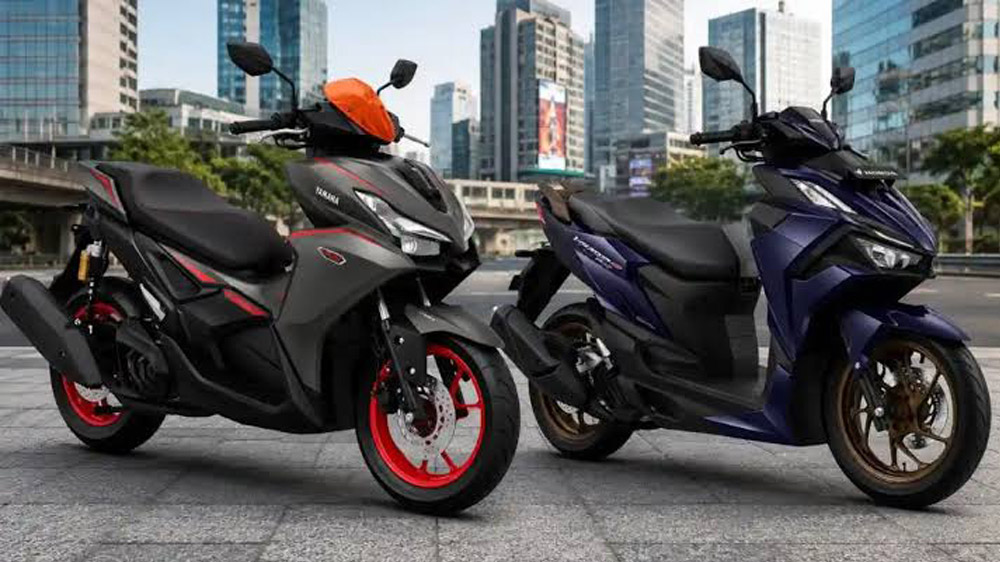 Bongkar! Yamaha Aerox 155 vs Honda Vario 160, Mana yang Lebih Kencang?