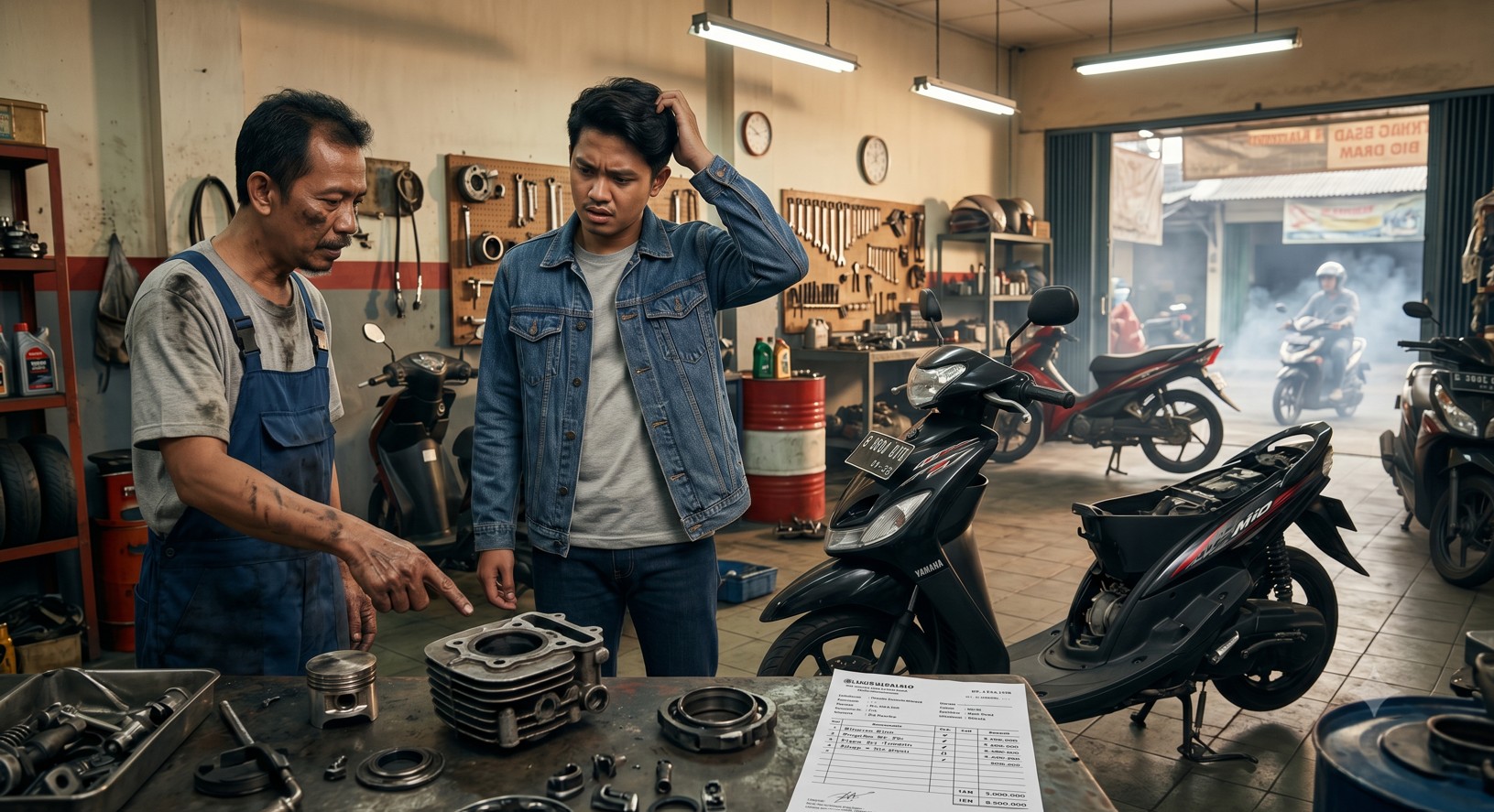 Jangan Abaikan Gejalanya, Ini Tanda-Tanda Motor Kamu Sedang Bersiap Turun Mesin