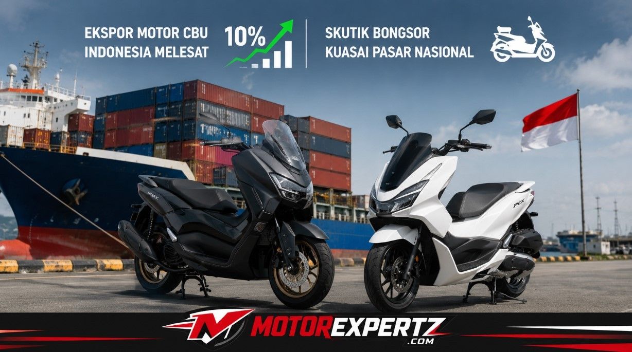 Tren Pasar Roda Dua 2026: Ekspor Motor CBU Indonesia Melesat 10%, Skutik Bongsor Masih Kuasai Pasar Nasional