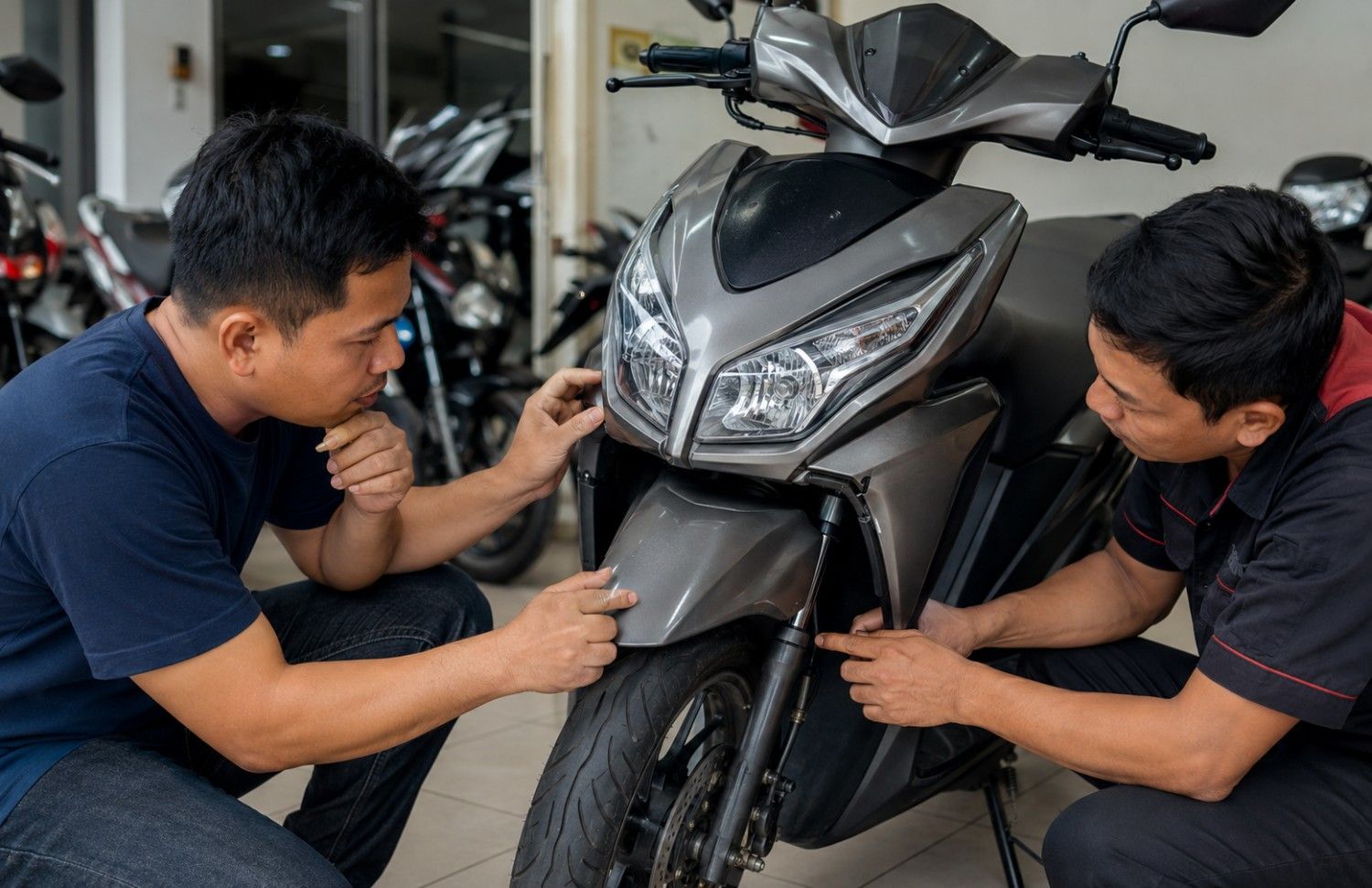 Jangan Tertipu Tampilan Mulus, Ini Ciri Motor Bekas Pernah Tabrakan
