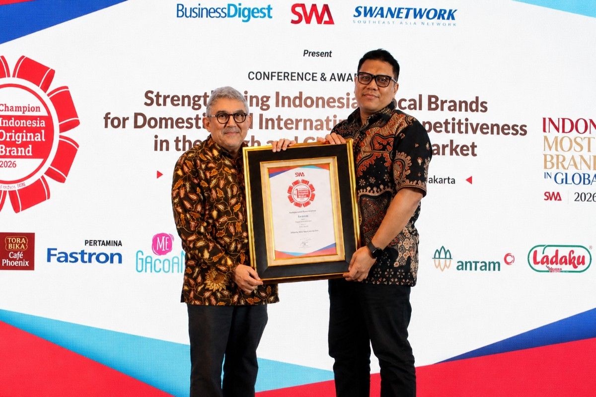 Evalube Raih Indonesia Original Brand 2026, Sabet Predikat Excellent untuk Ke-15 Kalinya