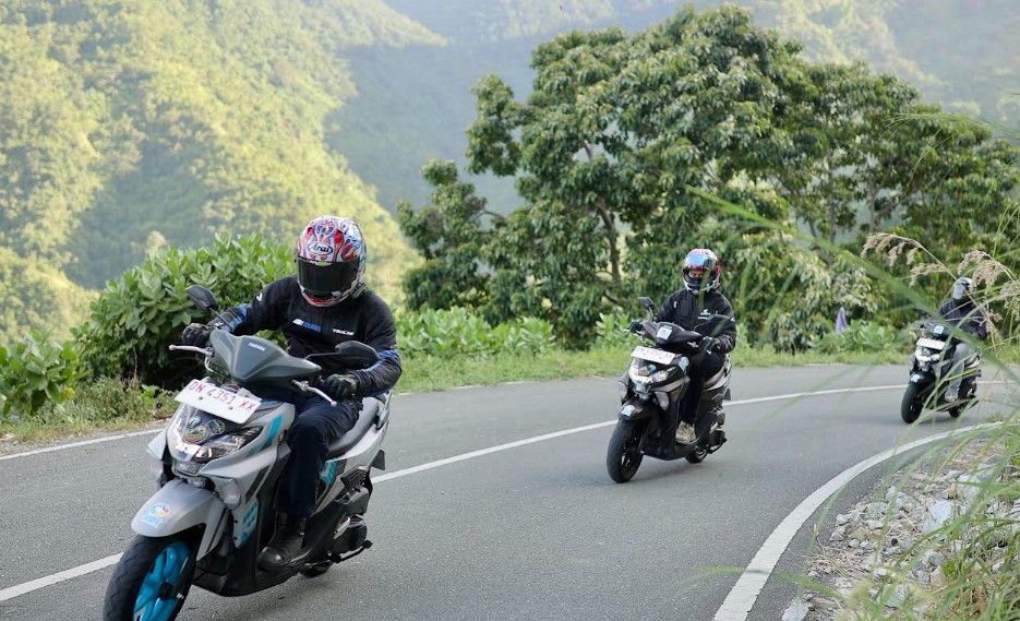 Touring 2.740 Km, Yamaha GEAR ULTIMA Sukses Tembus Ujung Selatan Hingga Utara Sulawesi