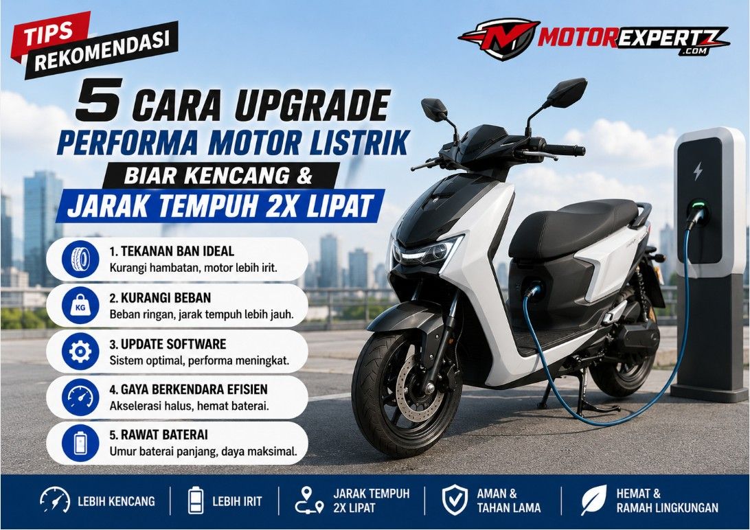 5 Cara Upgrade Performa Motor Listrik Biar Kencang & Jarak Tempuh 2x Lipat