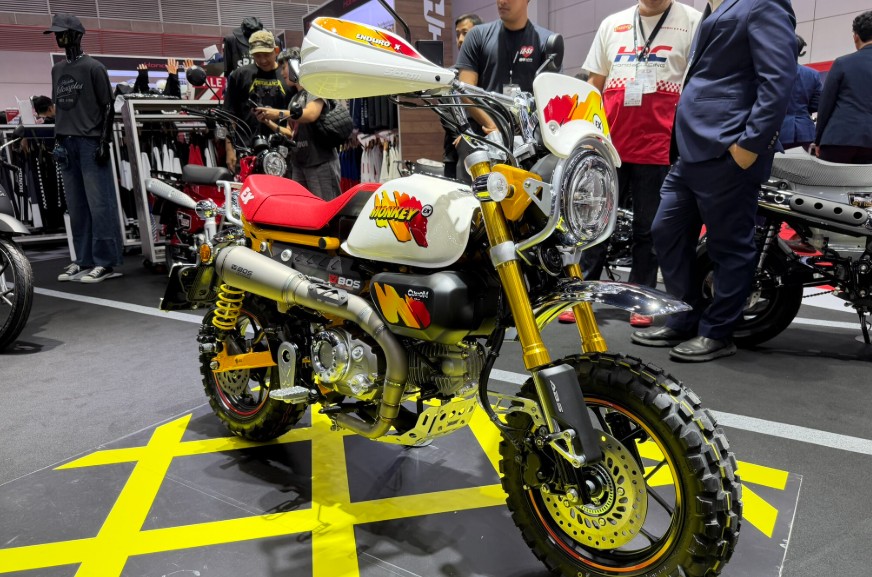 Pesona Honda Monkey EX Custom Edition, Bawa Nuansa Balap Gurun BAJA yang Bikin Pangling