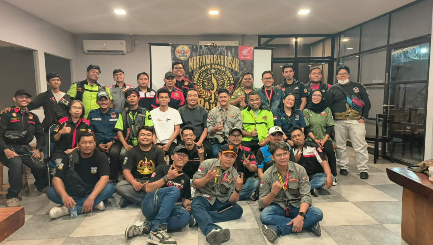 Paguyuban Honda Depok Gelar Mubes, 22 Klub dan Komunitas Tentukan Ketua Umum Baru