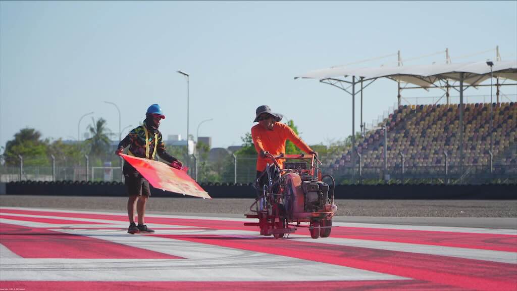 Jelang MotoGP Indonesia 2026, Sirkuit Mandalika Jalani Track Maintenance