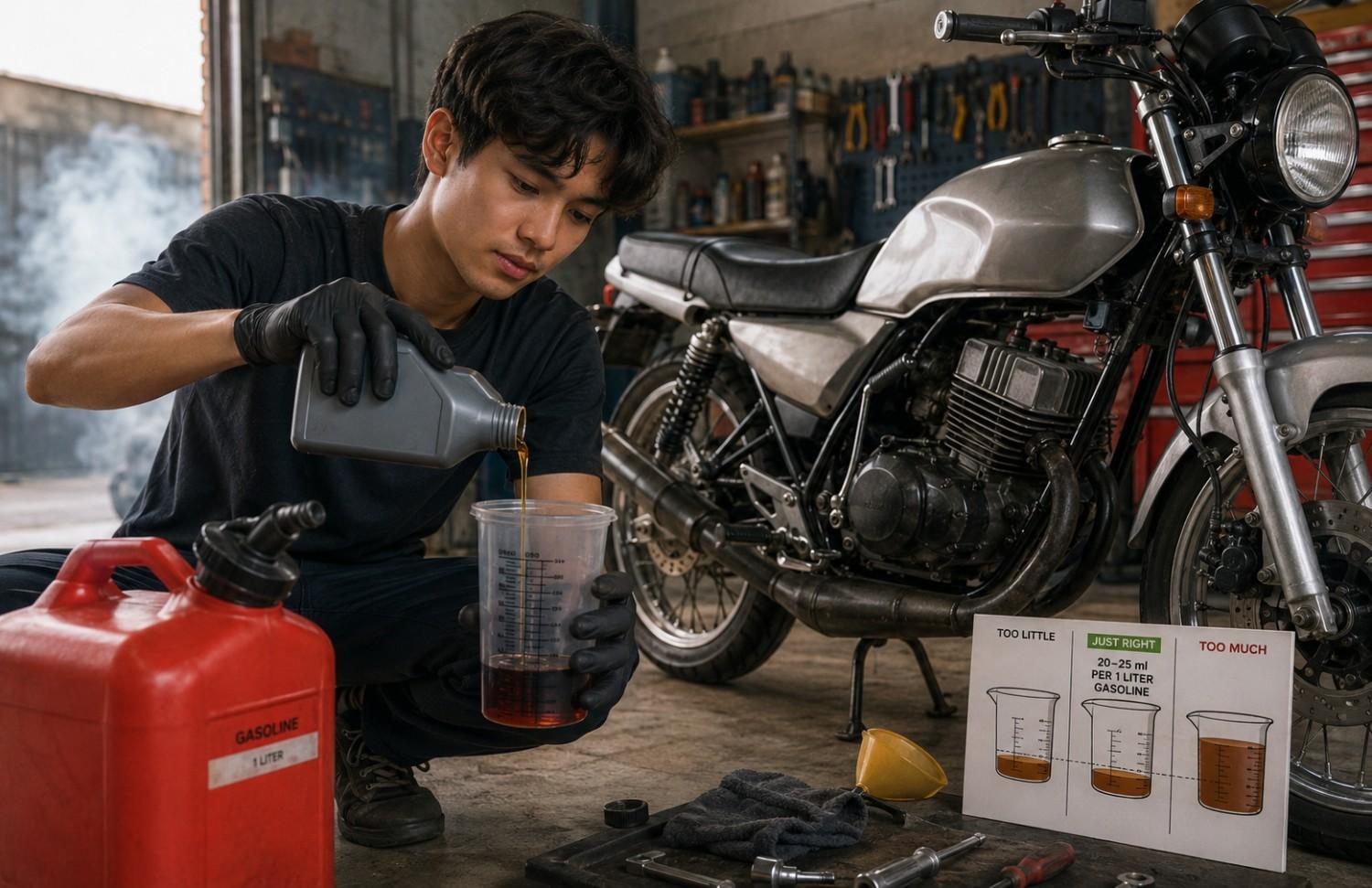 Sering Salah Kaprah! Segini Takaran Ideal Oli Samping Buat Motor 2 Tak, Jangan Terlalu Irit atau Kebanyakan