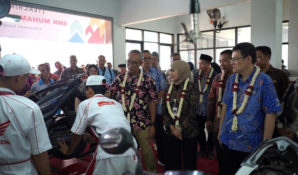 Siapkan Mekanik Muda Siap Kerja, AHM Resmikan Pos AHASS TEFA di SMK Muhammadiyah 3 Weleri
