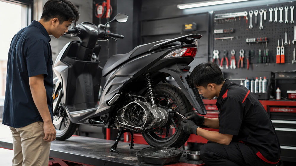 7 Rahasia Servis Motor Matic Yang Jarang Orang Tahu