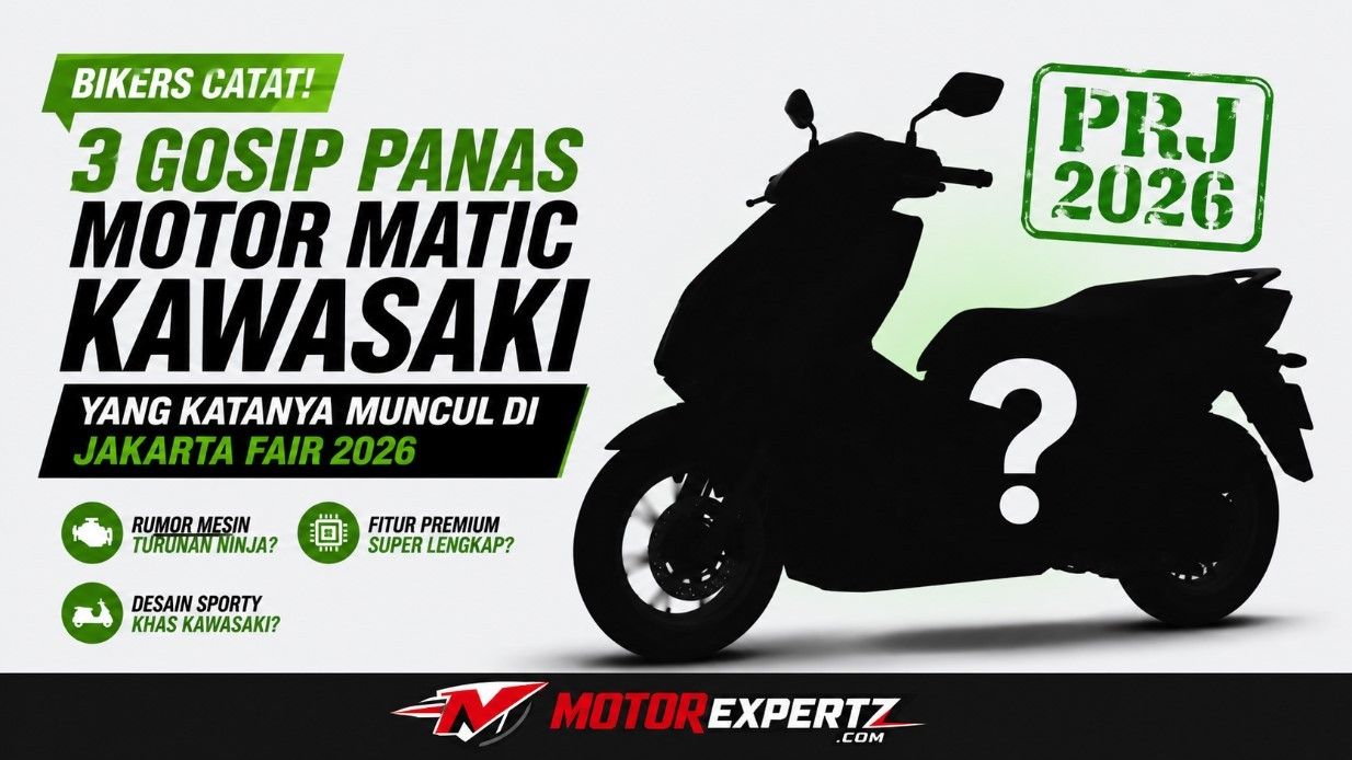 Bikers Catat! Ini 3 Gosip Panas Motor Matic Kawasaki yang Katanya Muncul di Jakarta Fair 2026