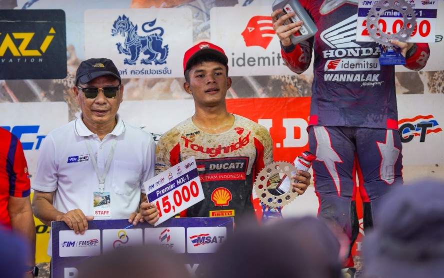 Dua Crosser Ducati MX Team Indonesia Tembus 10 Besar di FMSCT Thailand Motocross 2026 Round 9