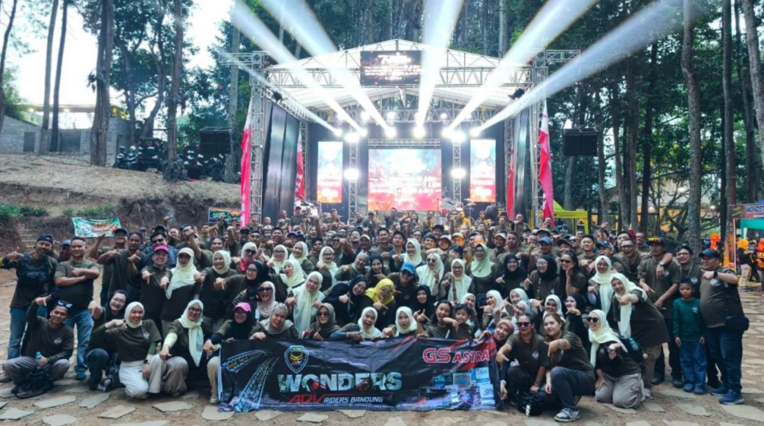 ADV Riders Bandung Rayakan 7 Tahun Kebersamaan, Komunitas Honda ADV Lintas Daerah Ikut Hadir