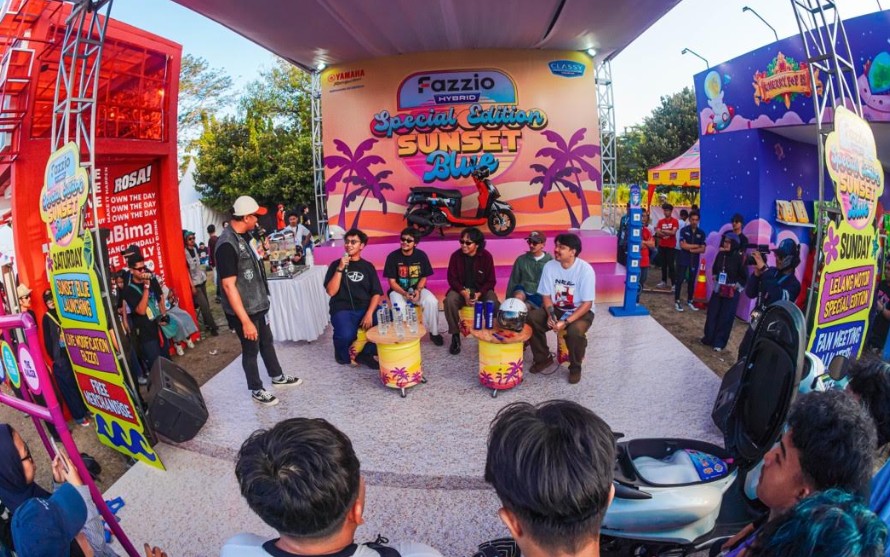 Fazzio Sunset Blue Curi Perhatian di Cherrypop 2026, Yamaha Bawa Banyak Aktivitas Seru
