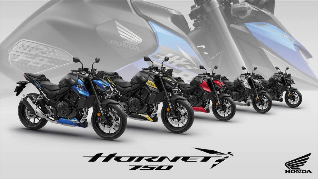 Honda CB750 Hornet 2027 Tampil Lebih Segar dengan Empat Warna Baru