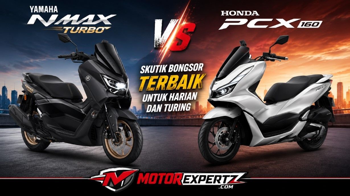 Honda PCX 160 vs Yamaha NMAX Turbo: Mana Skutik Bongsor Terbaik untuk Harian dan Turing?