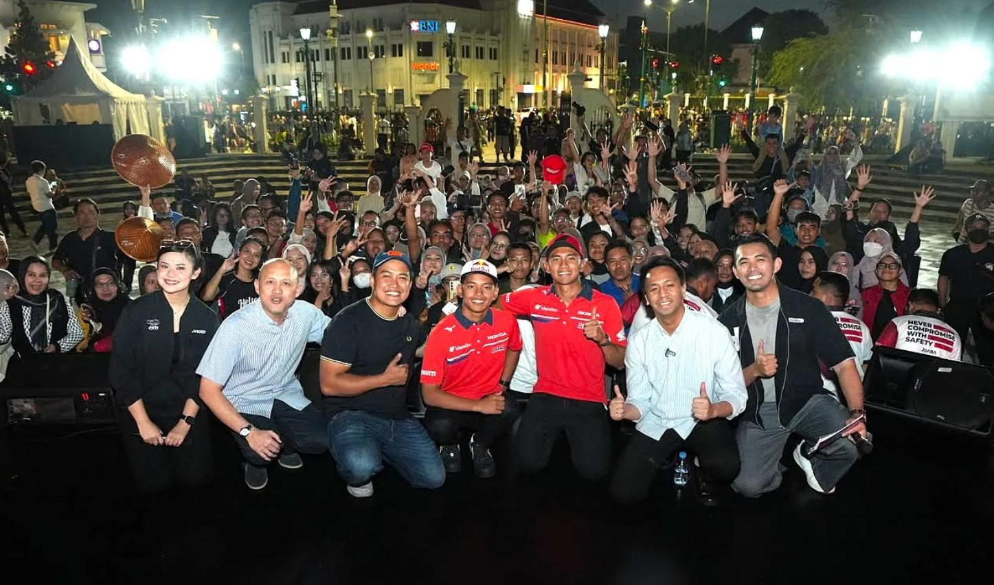 Pulang Kampung ke Yogyakarta, Veda Ega dan Mario Aji Dapat Sambutan Hangat Jelang MotoGP Mandalika 2026