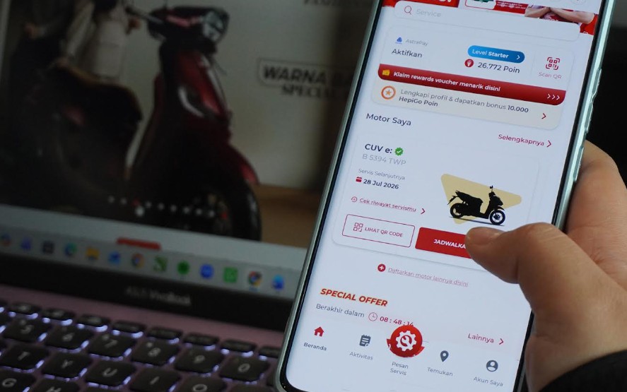 Agenda Weekend Tetap Aman, Servis Motor Honda Bisa Dijadwalkan Lebih Awal Lewat Aplikasi Wanda