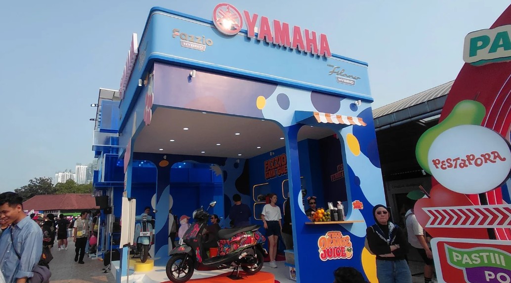 Grand Filano Hybrid dan Fazzio Hybrid Mejeng di Pestapora 2026, Yamaha Ajak Anak Muda Seru-Seruan Bareng