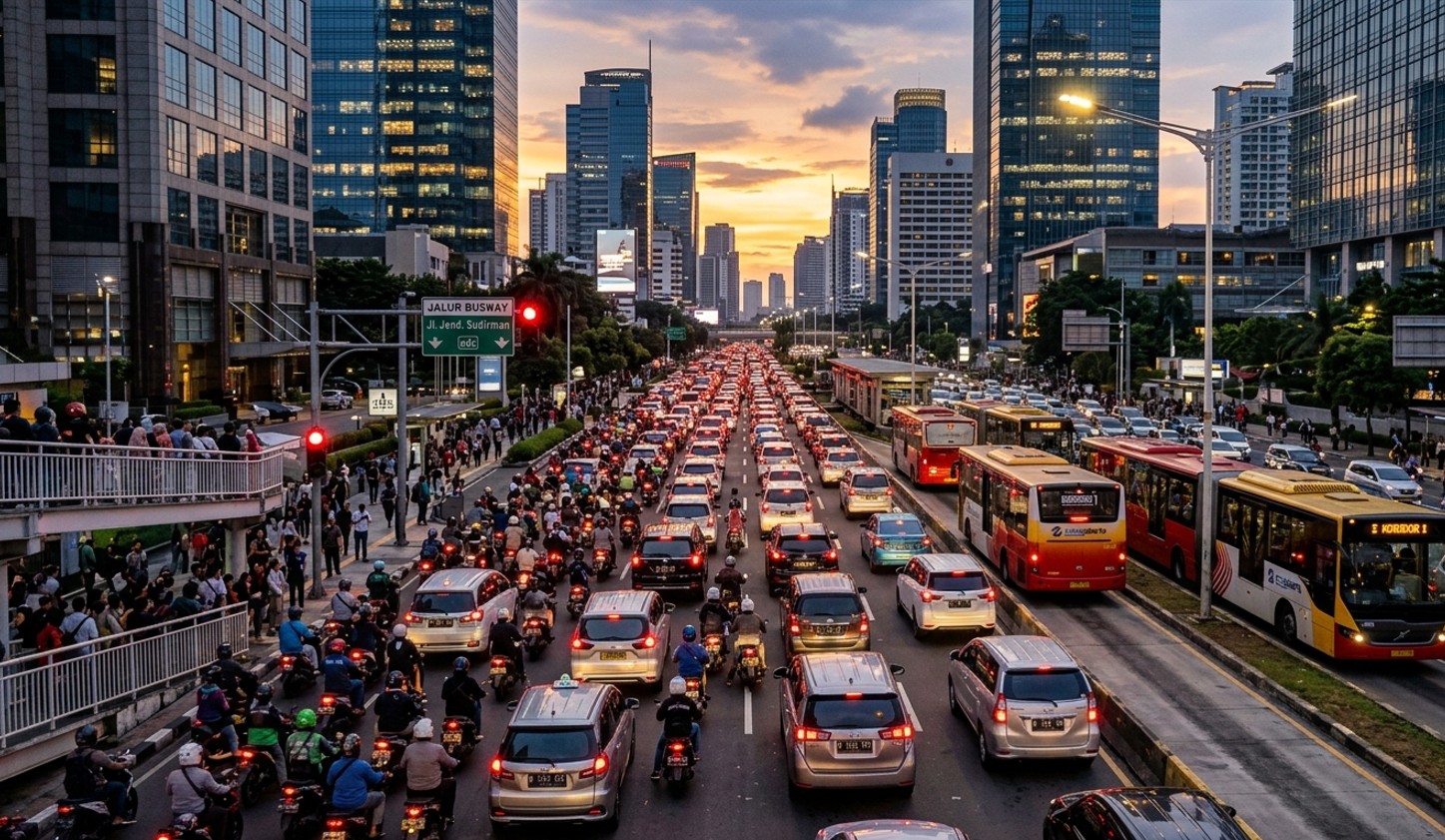 Strategi Baru Urai Kemacetan, Pemprov DKI Matangkan Rencana Jalan Berbayar Elektronik