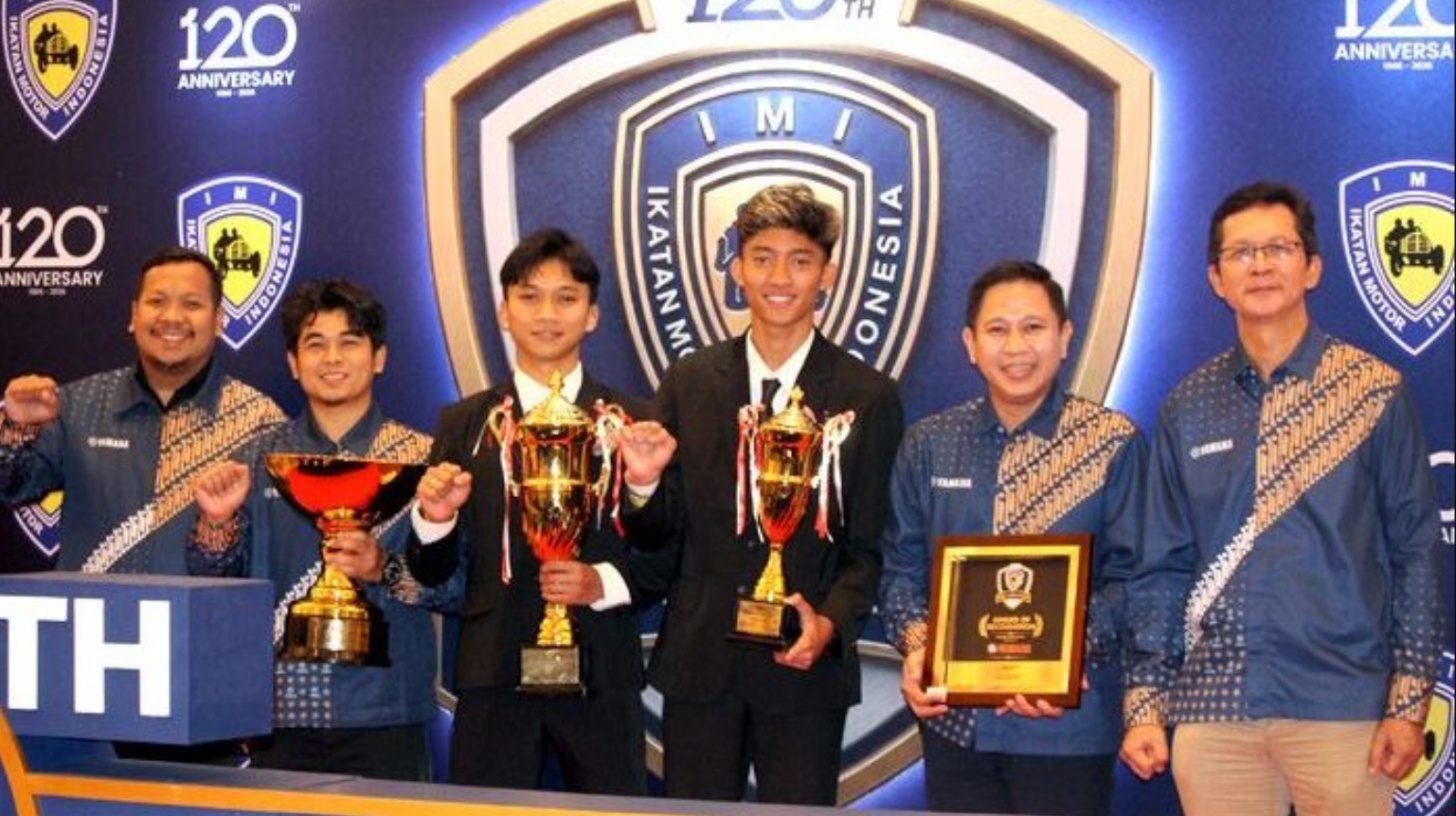 Pembalap Yamaha Raih IMI Awards 2026 Berkat Prestasi di Kancah Nasional dan Internasional