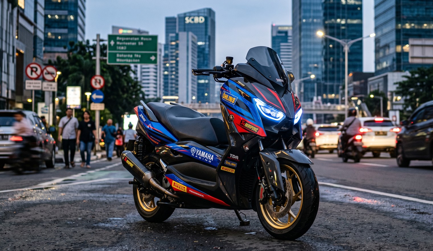 Biar Gak Biasa Aja, Ini Rekomendasi Modifikasi Yamaha XMAX yang Lagi Naik Daun