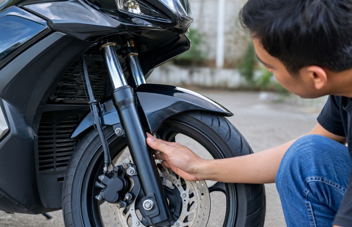 Awas Makin Parah, Shockbreaker Depan Motor Bunyi Jeduk Bisa Disebabkan Komponen Ini