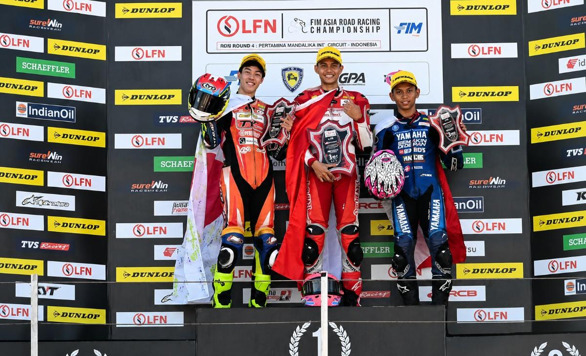 Geber Honda CBR250RR, Irfan Ardiansyah Sukses Kunci Podium Juara AP250 ARRC Mandalika 2026