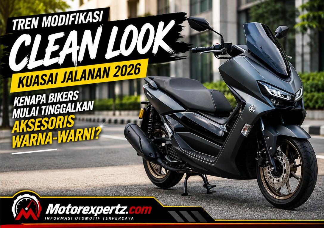 Tren Modifikasi 'Clean Look' Kuasai Jalanan 2026: Kenapa Bikers Mulai Tinggalkan Aksesoris Warna-Warni?