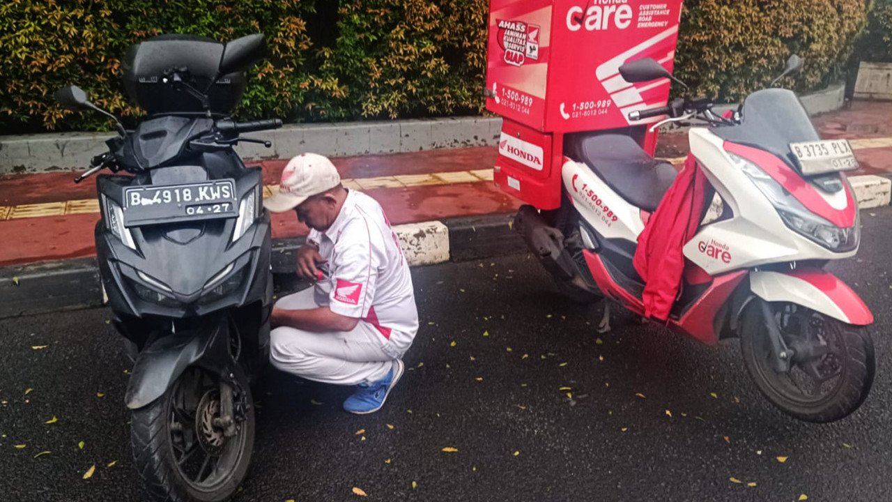 Motor Mogok di Jalan? Gak Usah Panik, Ini Cara Panggil Montir Honda ke Lokasi via Honda Care