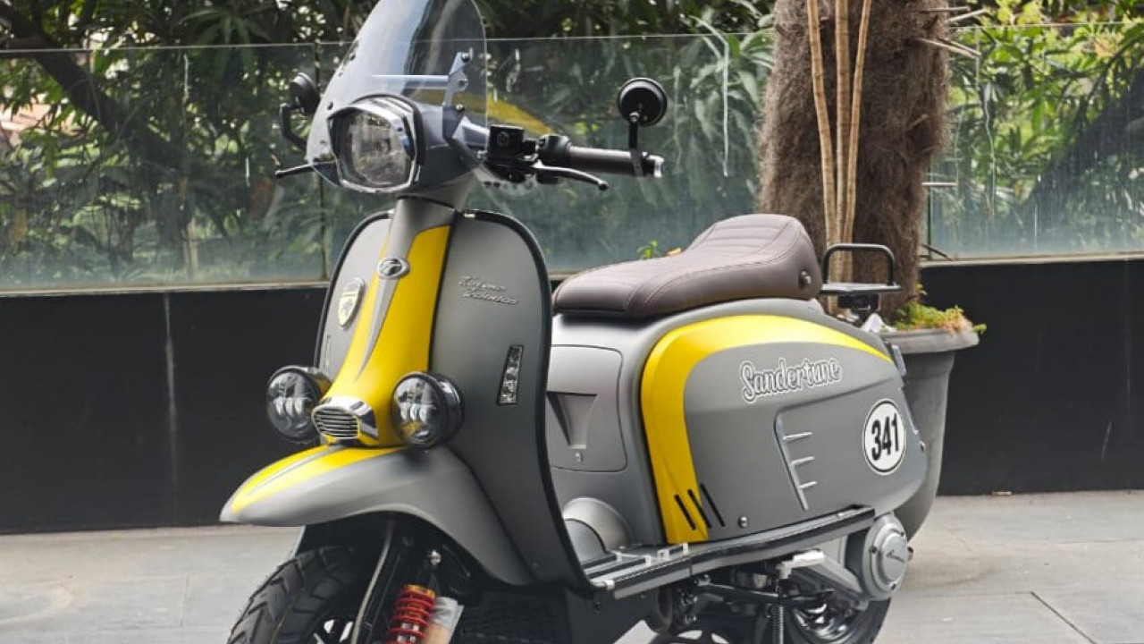 Scomadi Turismo Technica 200w 'Frank Sanderson Edition' Mejeng di GIIAS Surabaya 2026, Segini Banderolnya
