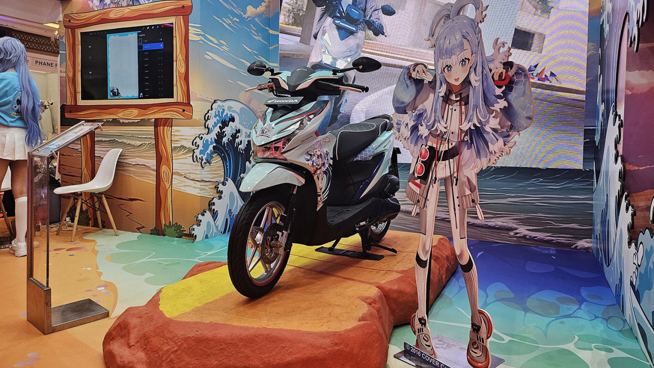 Hadir di Indonesia Comic Con 2024, New Honda BeAT Tampil Beda dengan Livery Kobo Kaneru