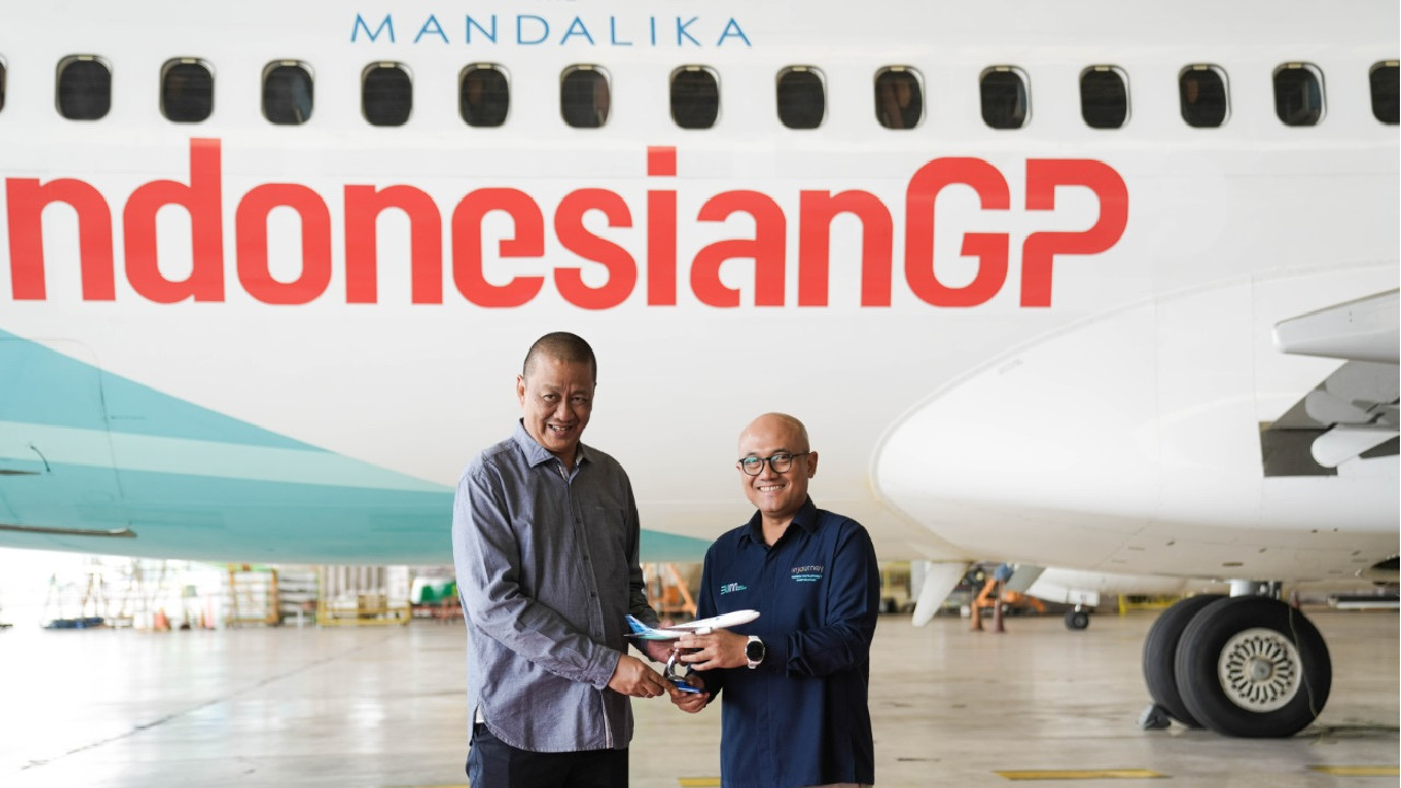 Garuda Indonesia Jadi Official Airline MotoGP Mandalika 2024, Siap Bawa Pengalaman Terbang Seru