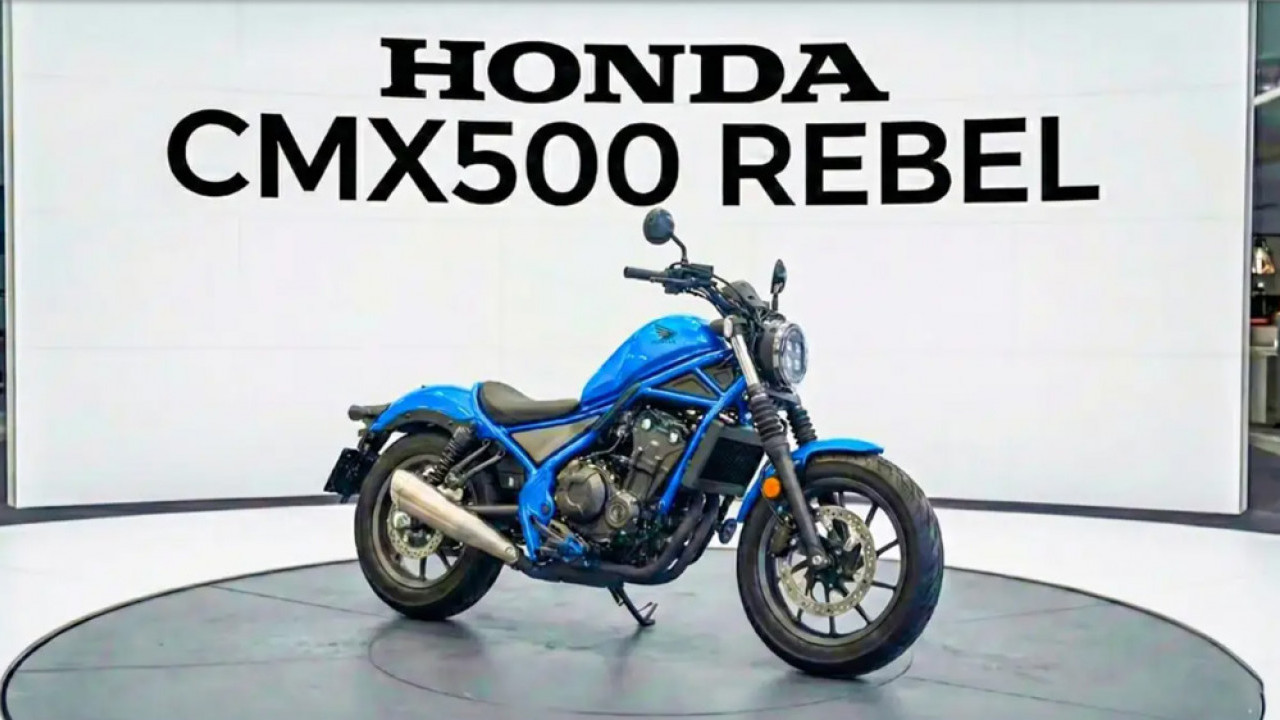 Honda CMX500 Rebel 2026 Resmi Meluncur! Cruiser Bobber Makin Gahar, Fitur Modern Lebih Matang