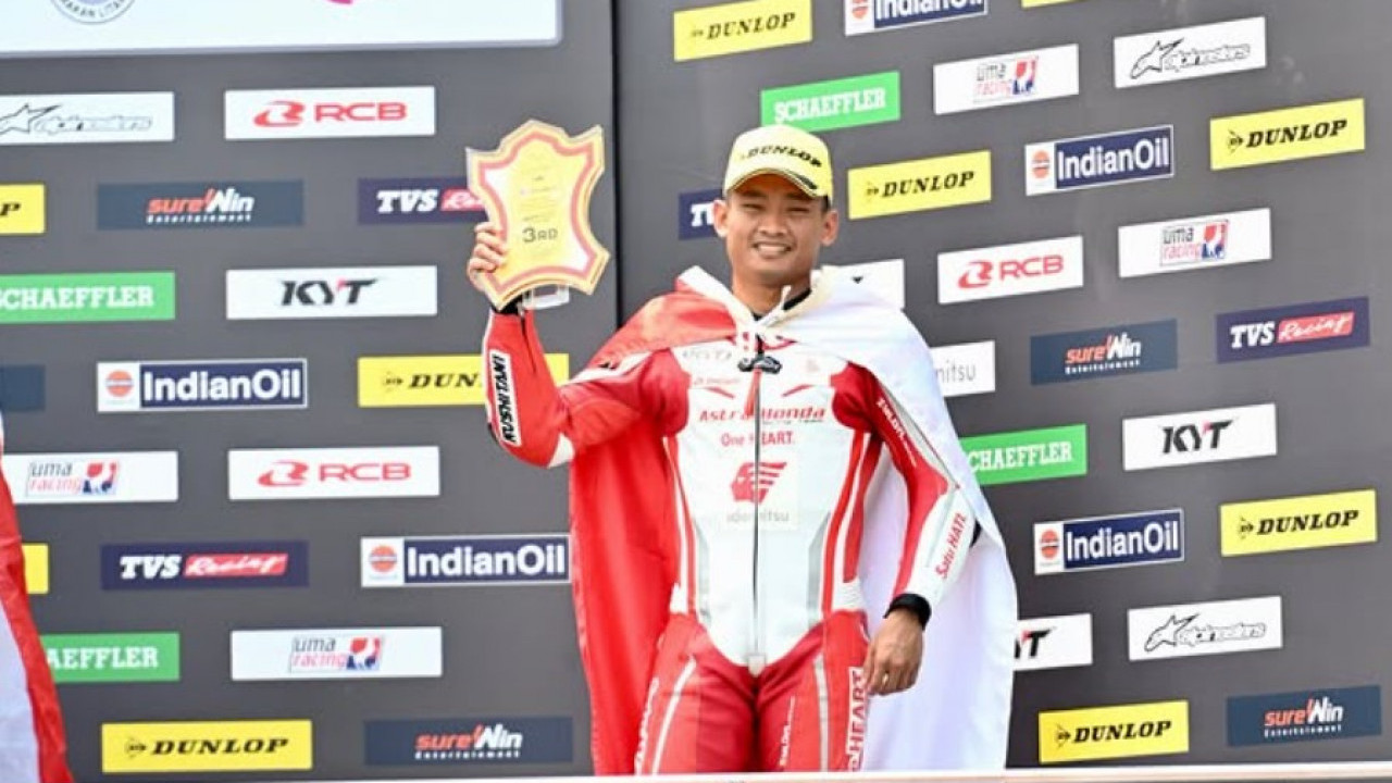 Goks! Start dari Posisi Buncit, Rheza Danica Amankan Podium di ARRC 2026 Sepang