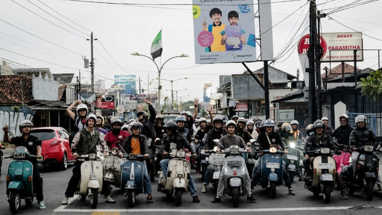 Pecinta Vespa Merapat!  Jogja Scooter Parade 2026 Siap Digelar Besok, Ada Lucky Draw Dua Vespa Klasik