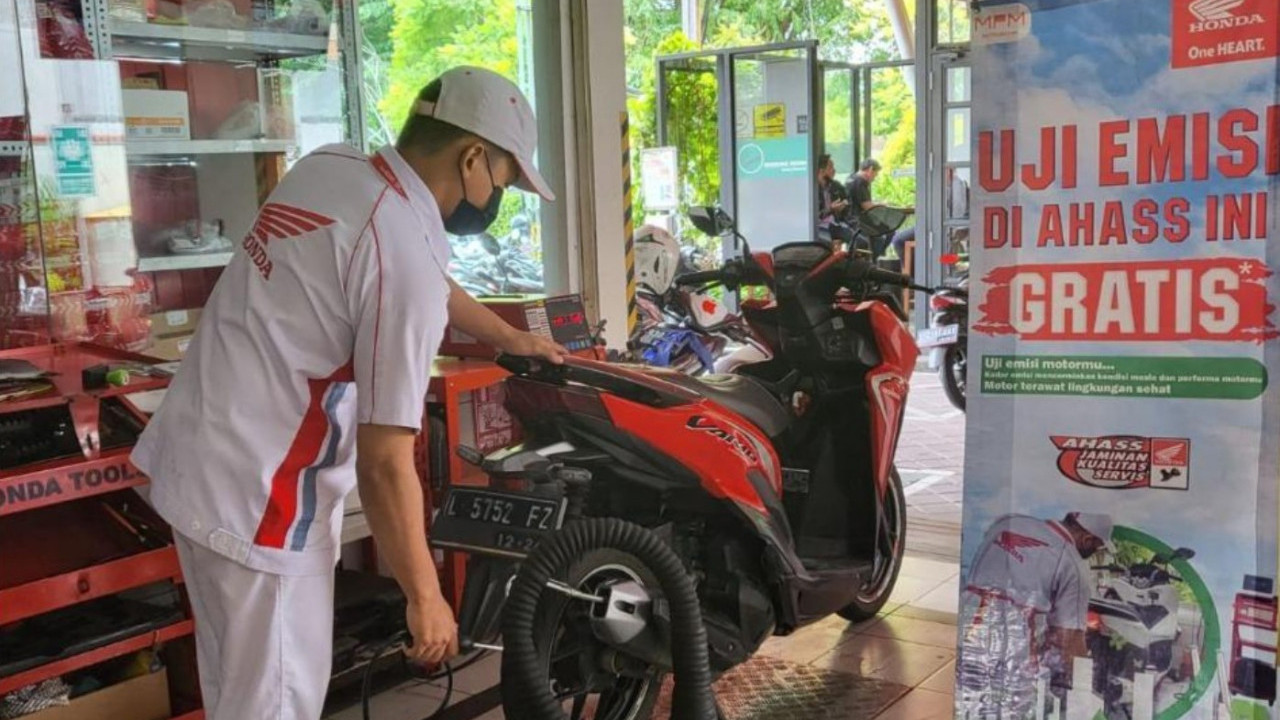 MPM Honda Jatim Gelar Program Uji Emisi Gratis untuk Jaga Kualitas Udara dan Performa Motor